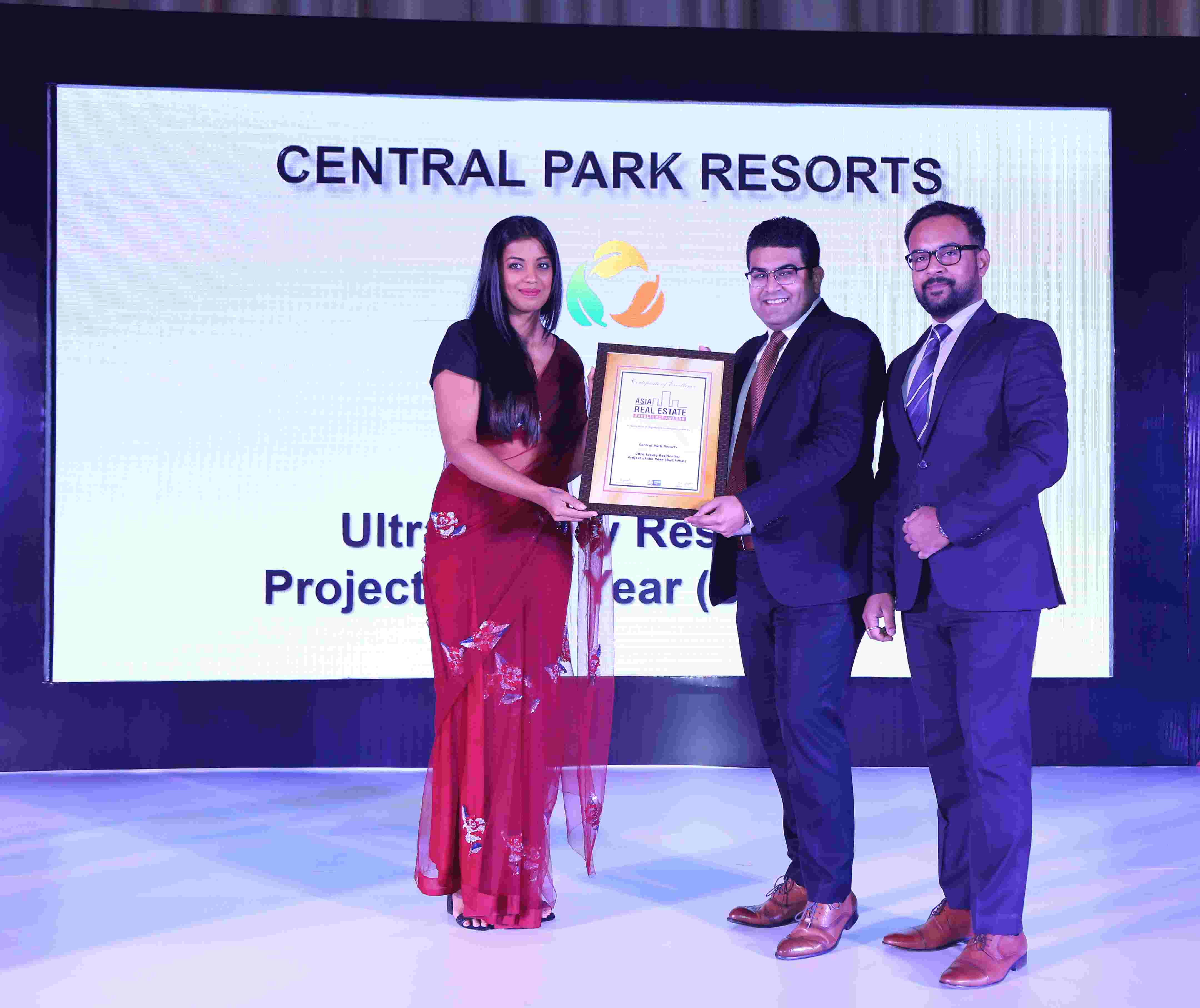 Central Park Resorts honoured with two awards in ‘Ultra Luxury Category’ Update